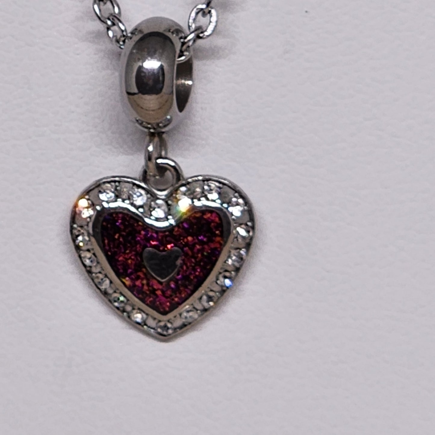 Ruby love necklace