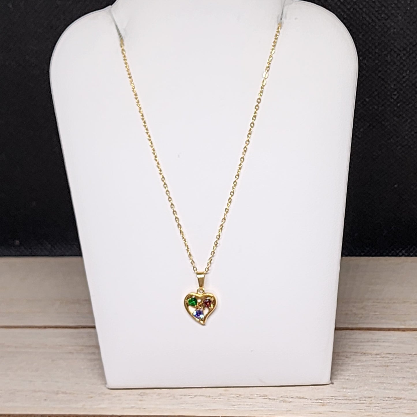 Colorful love necklace
