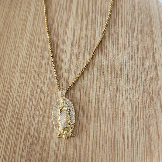 Virgen santa necklace