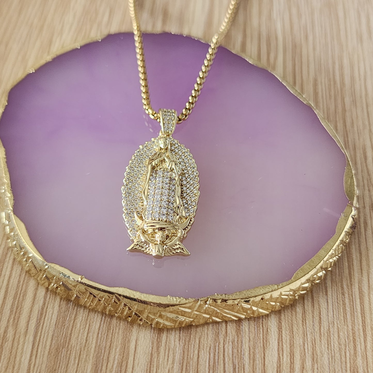 Virgen santa necklace