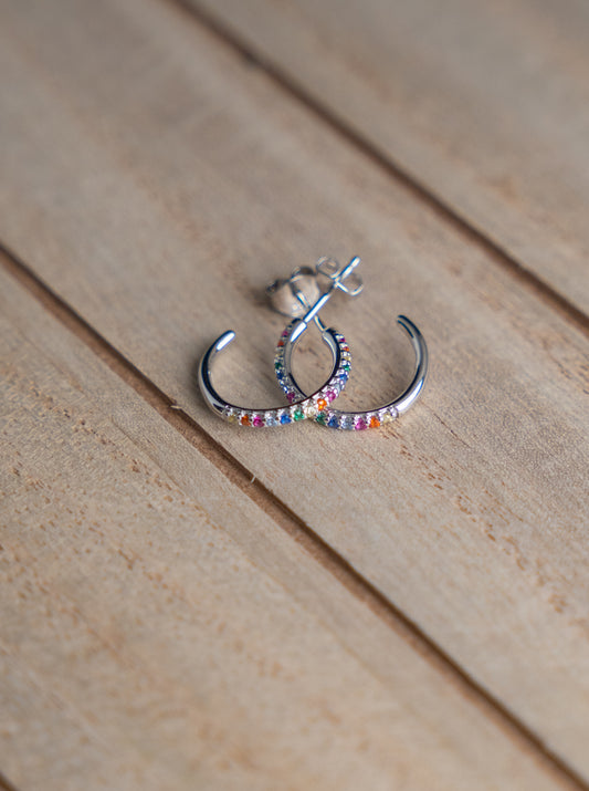 Iris earrings