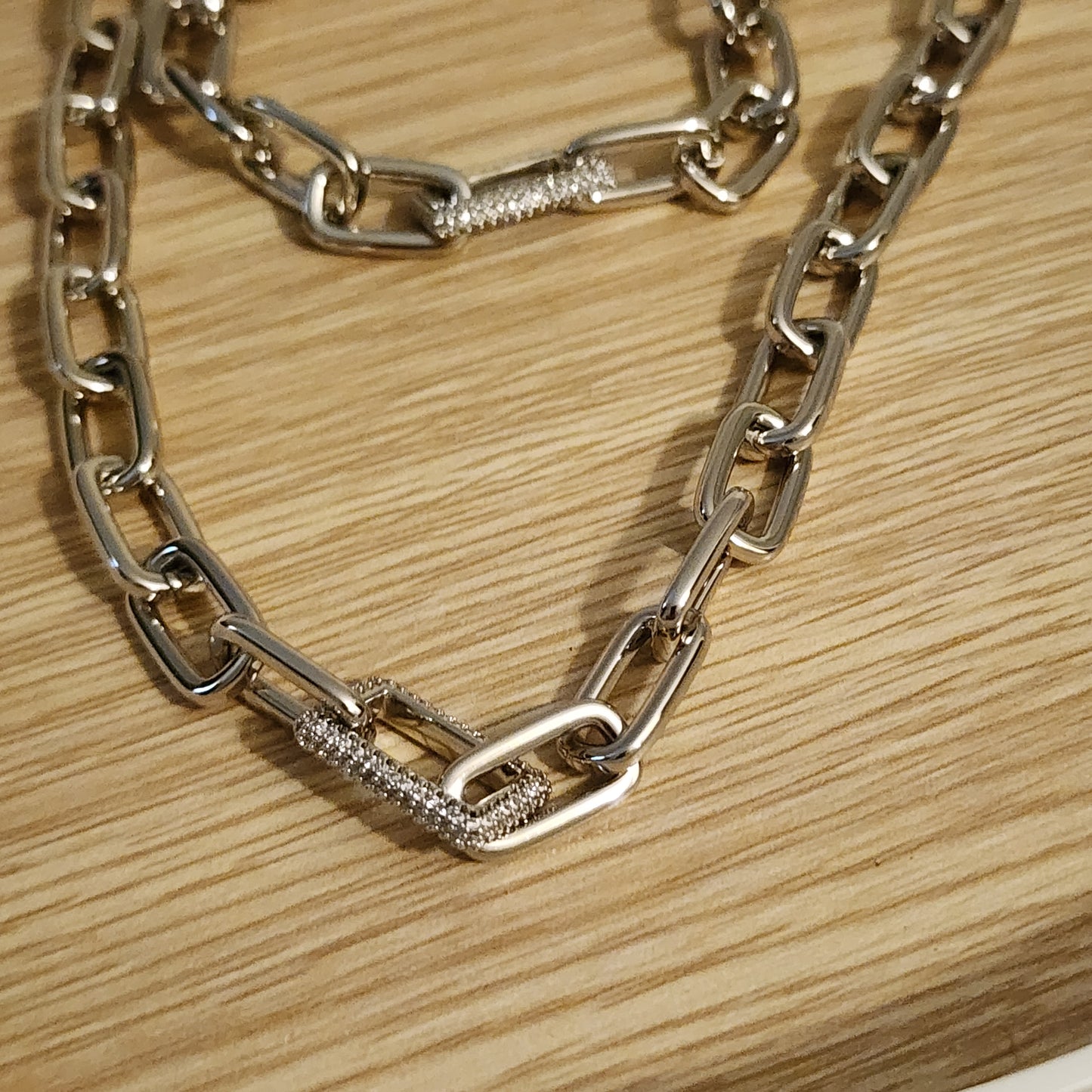 Claudia silver set necklace/bracelet