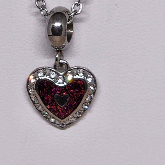 Ruby love necklace