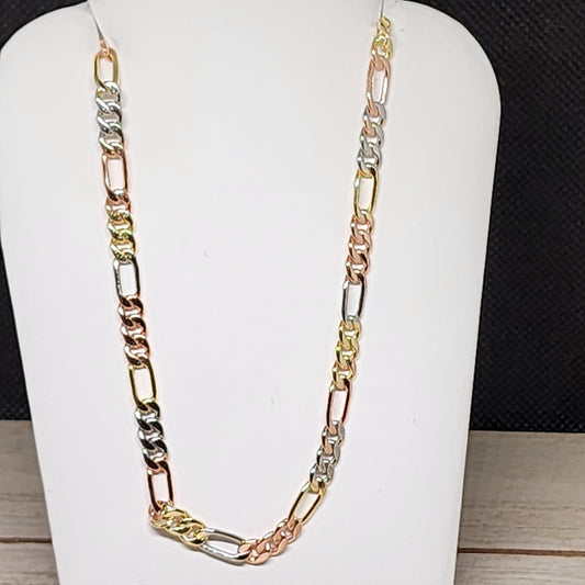 Tri color necklace