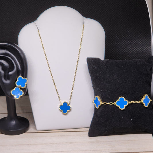 Trebol set necklace