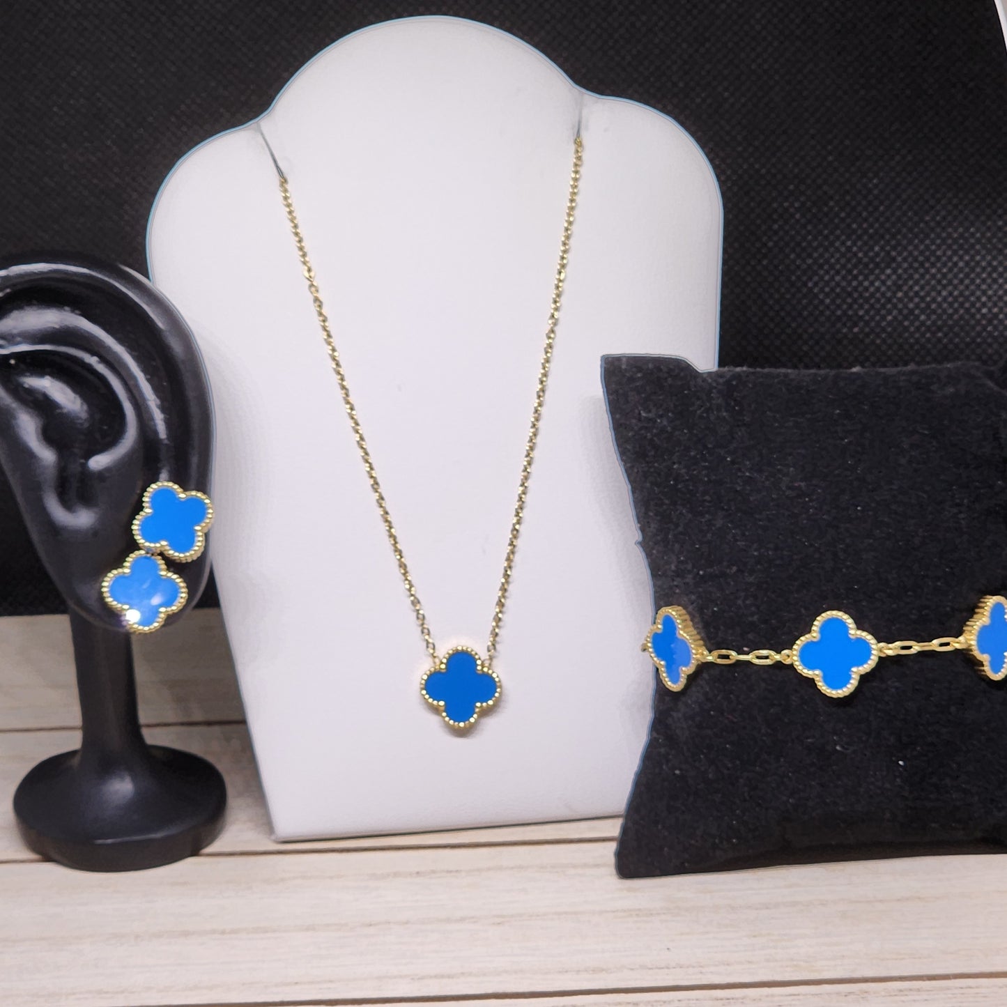 Trebol set necklace
